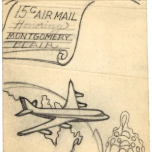 Ralph Dyer Artwork : Scott C66 Montgomery Blair, Postmaster