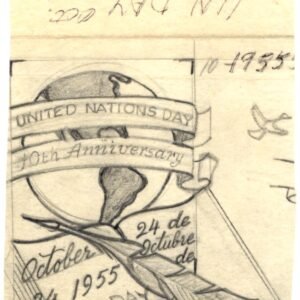 UN Ralph Dyer Art Scott 35-37 , 10th Anniversary