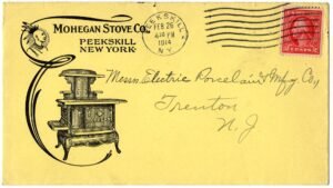 US 1914 Peekskill, NY Pictorial Advertising Cover with 406. VF