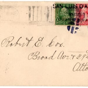 US - Guam 1, 2, 5 1899 Cover San Luis - PA