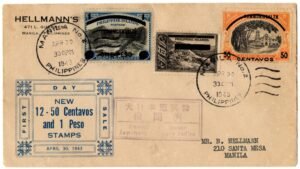 US - Philippines 1943 Cacheted FDC N2, 6-7