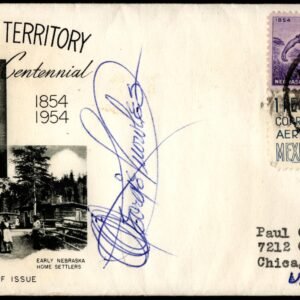 US 1954 #1060 Cover Signed by Georgina Knowles, Matador