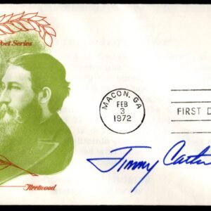 US 1972 #1446 FDC Signed by Jimmy Carter as Governor