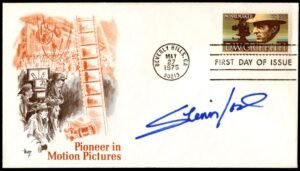 US 1975 #1555 FDC Signed by Glenn Ford, Actor