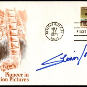 US 1975 #1555 FDC Signed by Glenn Ford, Actor
