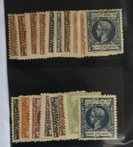 Philippines #192/211 (no 197, 205) Unused/Hinged Fine/VF