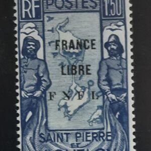 French Colonies and French Area - Saint Pierre and Miquelon  #218A Unused/LH Fine/VF