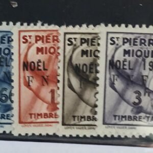 French Colonies and French Area - St Pierre & Miquelon #J54-7 Unused/NH VF
