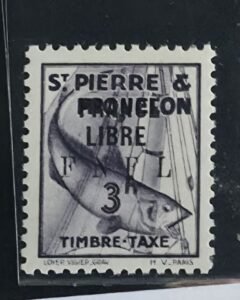 French Colonies and French Area - St. Pierre #J67 Unused/NH VF