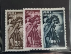Spain - Spanish Sahara #B13-15 Unused/LH VF