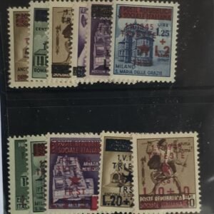 Eastern Europe - Trieste / Yugoslavia Trieste #Sass 1-11; Unificato 1-11 Unused/NH