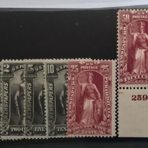 US Newspaper Stamps #PR114-19 Mint/NH Just Fine