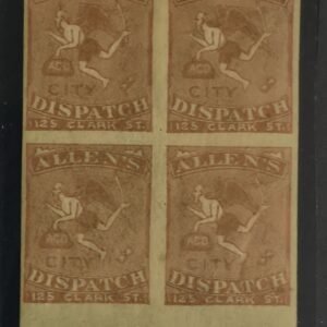 US Locals and Carriers #3L3a Unused/Hinged VF