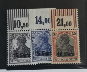 Romania #3N1-3 Var. Unused/NH