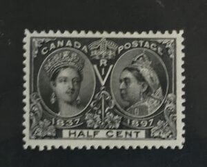 Canada #50 Unused/Hinged