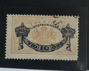 Sweden #O27 Used Fine; VF