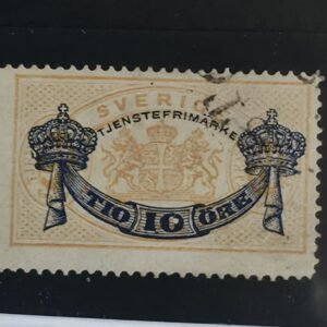 Sweden #O27 Used Fine; VF