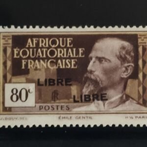 French Colonies and French Area - Fr. Equatorial Africa #105a