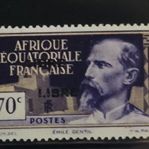 French Colonies and French Area - French Equatorial Africa  #103a Unused/Hinged