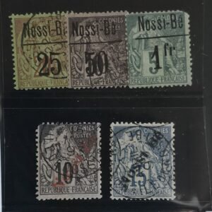 Great Britain - Nossi Be #23-24, 26, 27, 29 Used