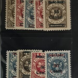 Danzig, Memel, and Plebescites - Memel #N106-14 Unused/LH