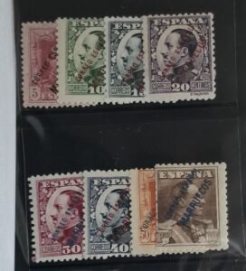 Spain - Spanish Morocco #121-8 Unused Fine; VF