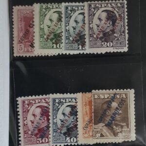 Spain - Spanish Morocco #121-8 Unused Fine; VF