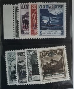 Liechtenstein #O1-8 Unused/NH VF