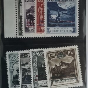 Liechtenstein #O1-8 Unused/NH VF