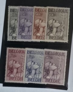 Belgium and Area #B144-50 Unused/Hinged Fine; VF