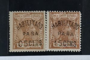 Spain - Spanish Guinea #78, 84 Unused/LH Fine/VF