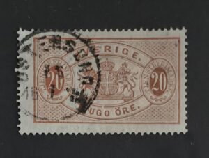 Sweden #7 Used Fine/VF