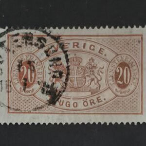 Sweden #7 Used Fine/VF