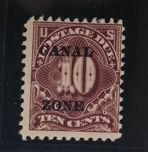 US Possessions - Canal Zone #J14 LH Fine