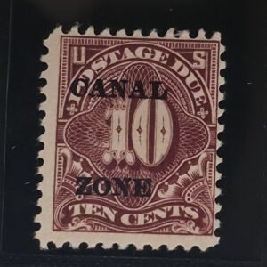 US Possessions - Canal Zone #J14 LH Fine