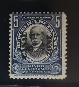 US Possessions - US-Canal Zone #33a Hinged Average/Fine