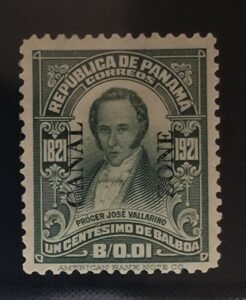 US Possessions - US-Canal Zone #67 Hinged VF