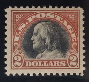 US Washington - Franklin #523 Unused/LH Fine-VF