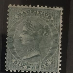 British Area A- M - Mauritius #27 Mint/Hinged; fresh OG Fine