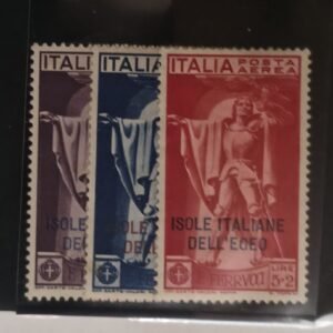 Italy and Italian Area - Italy-Aegean Is. #C1-3 Unused/LH