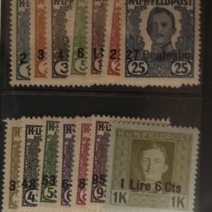 Italy and Italian Area - Italy-Austrian Occ #N20-33 Unused/Hinged Fine/VF