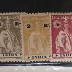 Countries A - M - Port. India #407, 8, 10 Unused/Hinged Fine/VF