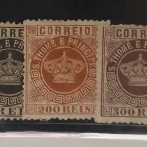 French Colonies and French Area - St. Thomas #1a, 8, 9a Unused/Hinged; no gum noted