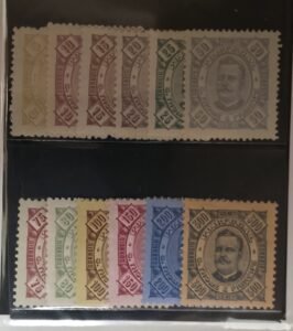 French Colonies and French Area - St. Thomas Prince #27-38 Unused/Hinged