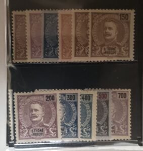 French Colonies and French Area - St. Thomas Prince #39-61 Unused/Hinged Fine/VF