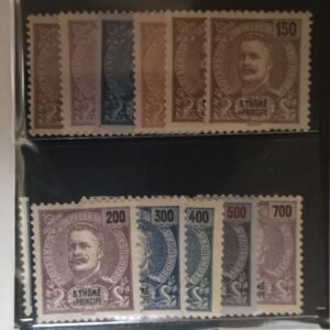 French Colonies and French Area - St. Thomas Prince #39-61 Unused/Hinged Fine/VF