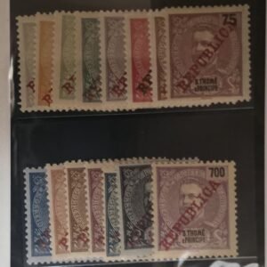French Colonies and French Area - St. Thomas Princi #91-105 Unused/Hinged Fine/VF