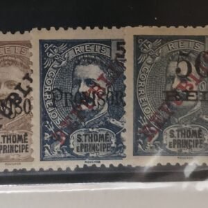 French Colonies and French Area - St. Thomas Princi #138-40 Hinged VF