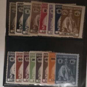 French Colonies and French Area - St. Thomas & Prince #194-209 Unused/Hinged Average/Fine/VF