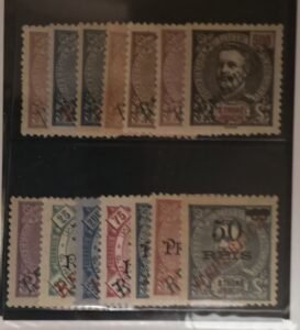 St. Thomas & Prince #255-67, 250 var Unused/Hinged Fine/VF